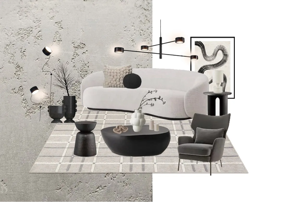 Monotone Gallery 컨셉보드